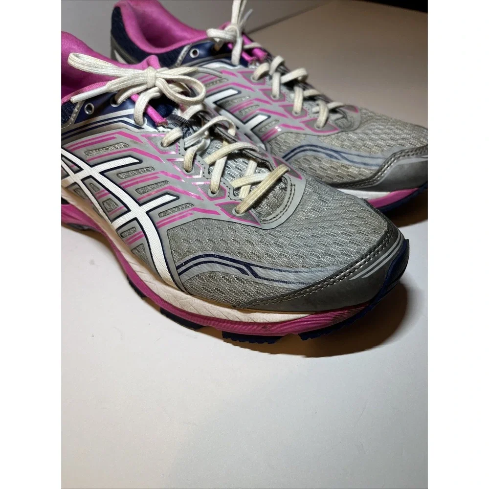 ASICS GT 2000 5 T757N Running Shoes White Pink Women's Size 8.5D - Picture 8 of 15
